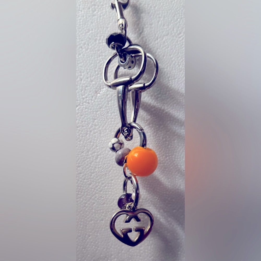 Horsebit Bag Charm With Gucci Heart